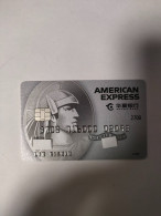 China, American Express,(1pcs) - Cartes De Crédit (expiration Min. 10 Ans)