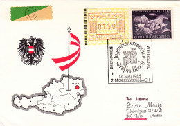 AUSTRIA POSTAL HISTORY / 2114 GROSSRUSSBACH, 17.05.1985 - Brieven En Documenten