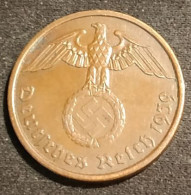 ALLEMAGNE - GERMANY - 2 REICHSPFENNIG 1939 A - Bronze - KM 90 - 5 Reichspfennig