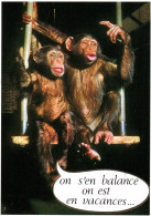 18746  Couple De Singe On S'en Balance On Est En Vacances     (2 Scans) - Monkeys