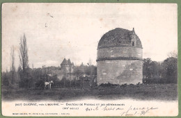 CPA Dos Précurseur - GIRONDE - DAIGNAC - CHATEAU DE PRESSAC ET SES DÉPENDANCES - Animation, Petit Attelage - Sonstige & Ohne Zuordnung