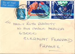 GB AFFRANCHISSEMENT COMPOSE SUR LETTRE DE WAKEFIELD POUR LA FRANCE 1994 - Storia Postale