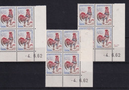 D 790 / LOT  N° 1331 COQ DE DECARIS 3EME TIRAGE COIN DATE DU 04/06/62 NEUF** - Colecciones Completas