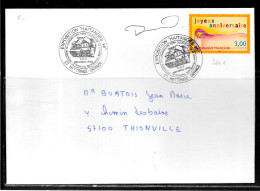 K116 - N° 3141 SUR LETTRE DE HETTANGE GRANDE DU 05/09/98 - HETTINGA - Commemorative Postmarks