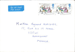 GB AFFRANCHISSEMENT COMPOSE SUR LETTRE DE STOCK ON TRENT POUR LA FRANCE 1993 - Storia Postale