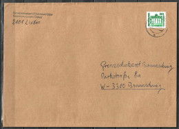 MiNr. 3346; Brandenburger Tor, Auf Portoger. Brief Von Linken Nach Braunschweig; C-362 - Storia Postale