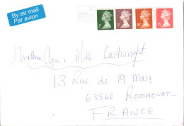 GB AFFRANCHISSEMENT COMPOSE SUR LETTRE DE STOCK ON TRENT POUR LA FRANCE 1995 - Covers & Documents