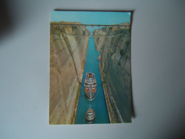 GREECE   POSTCARDS  CANAL ΔΙΩΡΙΓΑ ΚΟΡΙΝΘΟΥ     FOR MORE PURCHASES 10% DISCOUNT - Griekenland