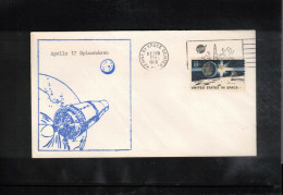 USA 1972 Space / Weltraum - Apollo 17 Splashdown Interesting Cover - Estados Unidos