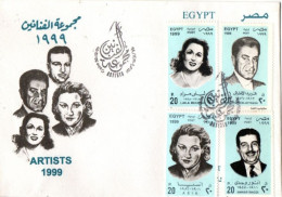 EGYPTE 1999 FDC - Lettres & Documents