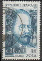 FRANCE : N° 1511 Oblitéré (Emile Zola) - PRIX FIXE - - Used Stamps