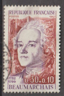 FRANCE : N° 1512 Oblitéré (Beaumarchais) - PRIX FIXE - - Used Stamps
