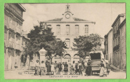 ANG020  CPA   LESPIGNAN  (Hérault)  La Mairie  -  Animation  ++++++++++++++++++++ - Andere & Zonder Classificatie