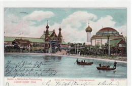 39059307 - Duesseldorfer Gartenbau-Ausstellung 1904, Arena U. Panorama Im Vergnuegungspark Gelaufen, Mit Marke Und Stem - Duesseldorf