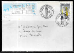 K118 - N° 3022 SUR LETTRE DE HETTANGE GRANDE DU 11/11/96 - VIGNETTE ANNIVERSAIRE VERDUN - Commemorative Postmarks