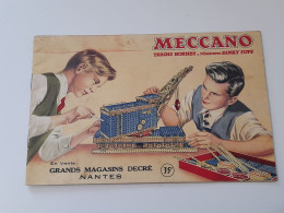 Ancien Catalogue Meccano Trains Hornby Et Dinky Toys 1953 Grands Magasins Decré Nantes - Meccano