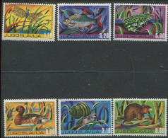 Jugoslavija:Yugoslavia:Unused Stamps Serie Animal, Bird, Fish, Drgonfly, Frog, Snail, Beaver, 1976, MNH - Other & Unclassified