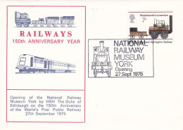 GB Engeland 1975 Off Opening National Railway Museum York 92220 Evening Star 27-09-1975 - Treni