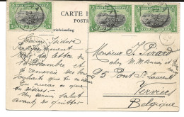 !!! CONGO, CPA DE 1908, DÉPART BOMA POUR VERVIERS, BELGIQUE - Cartas & Documentos