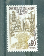 FRANCE - N°1957 Oblitéré - 30°anniversaire Du Conseil économique Et Social. - Oblitérés