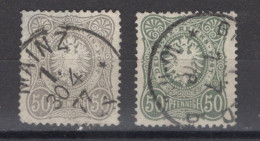 Deutsches Reich -  Mi. 36 - 38 (o) - Used Stamps