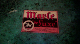 Marle Aisne Ancienne étiquette De Bière Marque Marle De Luxe Jamais Collée Production Des Grandes Brasseries - Cerveza