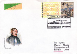 AUSTRIA POSTAL HISTORY / TISCHTENNIS-MEISTERSCHAFTEN, 07.04.1986 - Briefe U. Dokumente