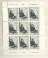 1981 MNH Joegoslavië, Postfris** - Blocs-feuillets