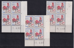 D 790 / LOT  N° 1331 COQ DE DECARIS 5EME TIRAGE COIN DATE DU 01/05/11/04/63 NEUF** - Colecciones Completas