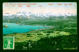 14949 - SUISSE -  Blick Vom Uetliberg Auf Giarneralpen - Autres & Non Classés