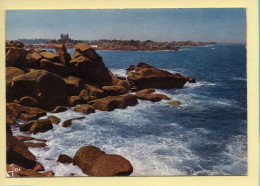 22. PLOUMANAC'H-PERROS-GUIREC –  Rochers De La Côte De Granit Rose Et Le Château De Costaérès (voir Scan Recto/verso) - Ploumanac'h