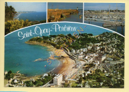 22. SAINT-QUAY-PORTRIEUX – Vue Générale Des Plages Et Du Port En Eau Profonde – Multivues (voir Scan Recto/verso) - Saint-Quay-Portrieux