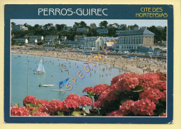 22. PERROS-GUIREC – Cité Des Hortensias – La Plage De Trestraou (animée) (voir Scan Recto/verso) - Perros-Guirec