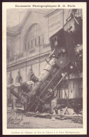 ACCIDENT DU CHEMIN DE FER DE L OUEST A LA GARE MONTPARNASSE CPM - Trains