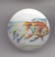 Pin's A.M. En Porcelaine De Limoges Poisson  Réf 8142 - Tiere