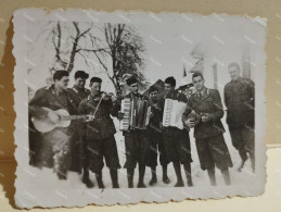 Slovenia World War FOTO SPECIALE Ljubljana. Italian Occupation. Military Music Band 1942 - Krieg, Militär