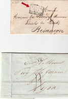 19e Siècle - 1811 / 1864 - Petite Collection De 15 Lettres Pliées De SUISSE - Marcophilie - Marques Postales - 30 Scans - Sammlungen