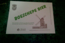 Boeschèpe  Ancienne étiquette De Bière Marque Boeschèpe Bier  Jamais Collée Brasserie Kapitell - Bier