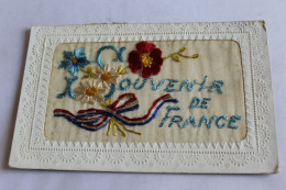 Souvenir De France - Carte Brodée - 1920 - Greetings From...