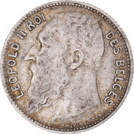 Monnaie, Belgique, Leopold II, Franc, 1909, TTB, Argent, KM:56.1 - 1 Franc