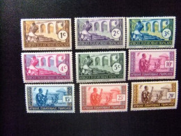 56 AFRICA EQUATORIAL FRANCESA  (A.E.F.) 1937 / VARIOS SELLOS De La SERIE / YVERT 33 Al  62 + 77 Ver Fotos - Ongebruikt