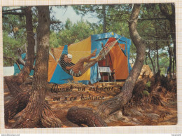 8AK3878 QUAND ON EST 2 ON S4EN BALANCE CAMPING   2  SCANS - Humor