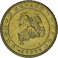 Monaco, Rainier III, 50 Euro Cent, 2003, Paris, SUP, Laiton, Gadoury:MC177 - Mónaco