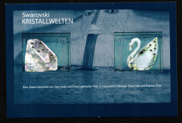 Österreich Block 25 Postfrisch Swarovski Kristallwelten #JF872 - Sonstige & Ohne Zuordnung