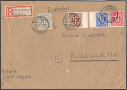 Amerik.+Brit. Zone (Bizone), 1945, 2,6,8,9, Brief - Sonstige & Ohne Zuordnung