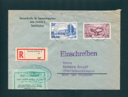 Saar, 1954, 286 + 332, Brief - Other & Unclassified