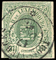 Luxemburg, 1859, 10, Gestempelt - Other & Unclassified