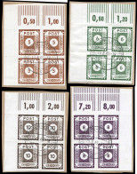 SBZ - Ostsachsen, 1945, 42-45G, 46Gb I, 47-50G (4), Briefstück - Andere & Zonder Classificatie