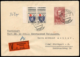 Französische Zone Allgemeine Ausgabe, 1947, 13 + 9 (2), Brief - Autres & Non Classés