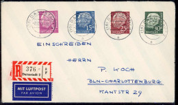 Bundesrepublik Deutschland, 1961, 179y,184y,186y,259y, Brief - Other & Unclassified